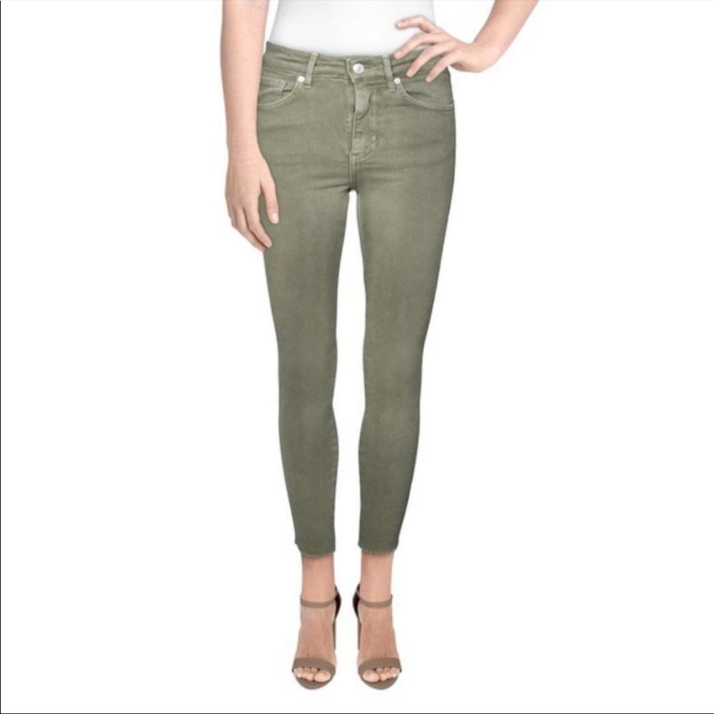 Free People light olive jegging jeans, size 28